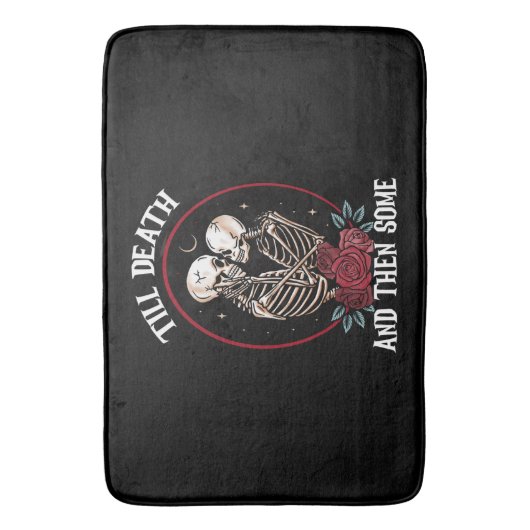 'Bis zum Tode Bath Mat Badematte (Vorderseite Vertikal)