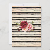 Bis zum Tode teilen wir Hälfte Paare Dusche Einladung (Rückseite)