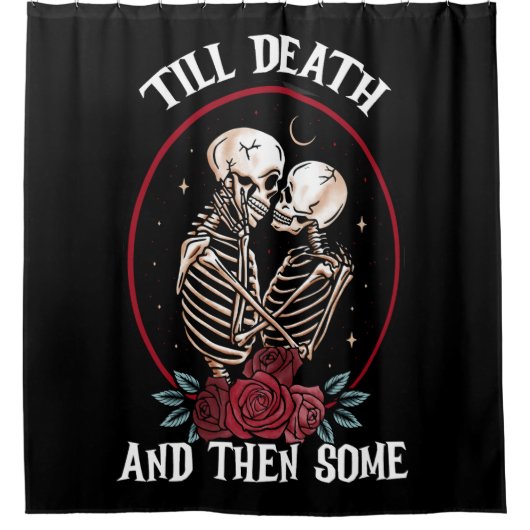 'Bis zum Todeduschvorhang Duschvorhang (Vorderseite)