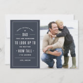 Bis zum Vatertagskarte suchen Karte (Vorderseite)