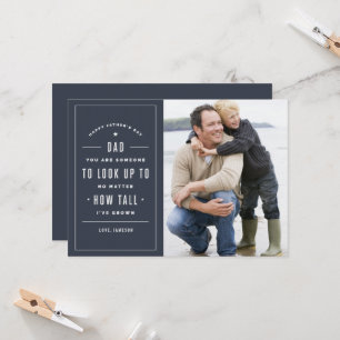 Bis zum Vatertagskarte suchen Karte