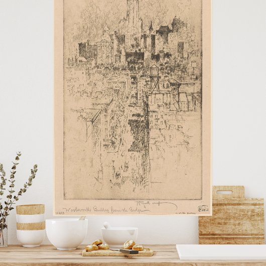 Bis zum Woolworth Poster (Küche)