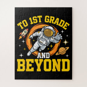 bis zur 1. Klasse und darüber hinaus Astronaut-Sch Puzzle