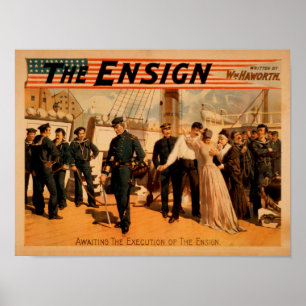 Bis zur Ausführung des Ensign Theaters Poster