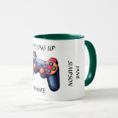 Bis zur Ehefrau. Geschenk für eine neue Braut Tasse (VorderseiteRechts)