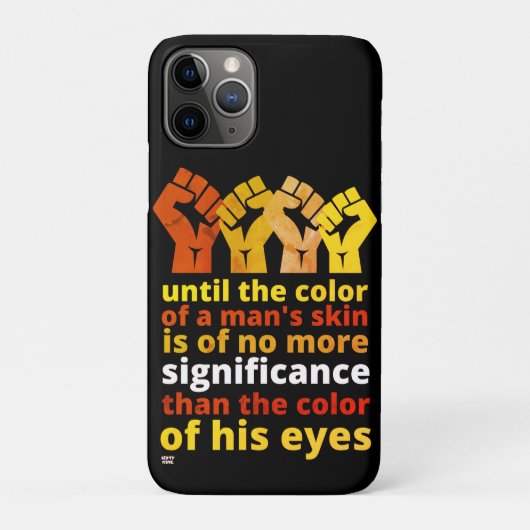 "BIS ZUR FARBE DER HAUT EINES MENSCHEN..." Case-Mate iPhone HÜLLE (Rückseite)