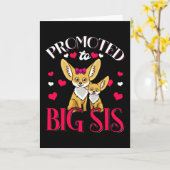 Bis zur großen Zahl - zum großen Schwester beförde Karte (Gelbe Blume)