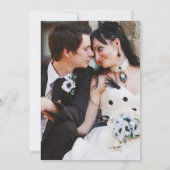 Bis zur Hochzeit des gotischen Blumengartens Foto Einladung (Rückseite)