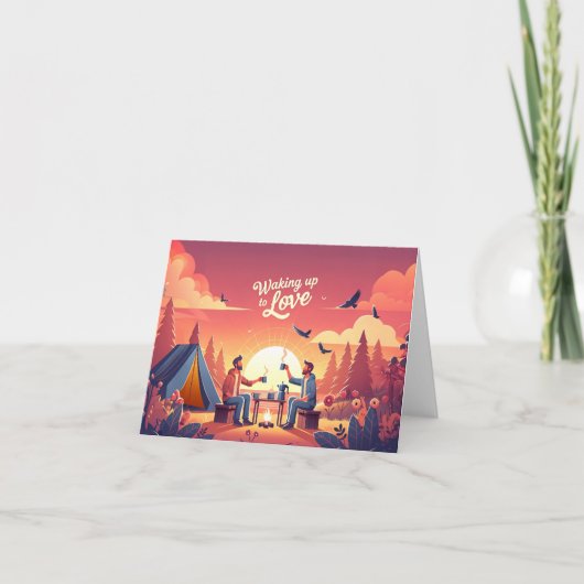 Bis zur Liebe weckend Karte (Vorderseite)