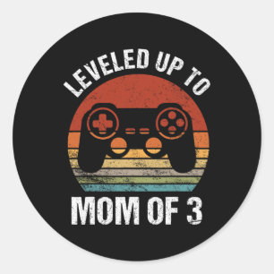 Bis zur Mama von 3 Müttern der Gamer-Mama am Mutte Runder Aufkleber