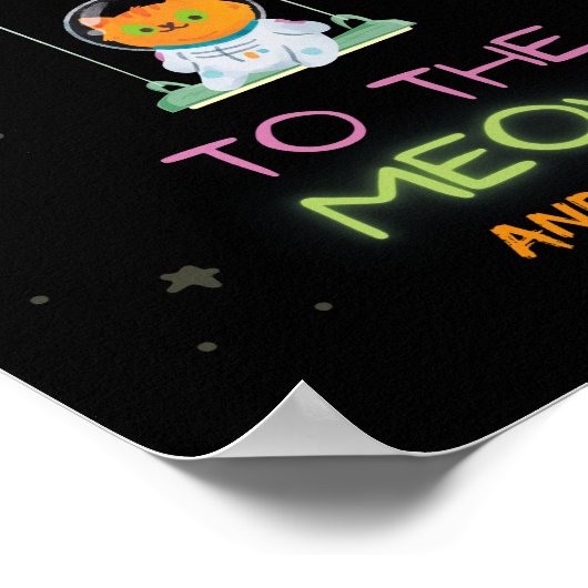 Bis zur Mitte und zurück Poster (Ecke)