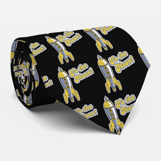 bis zur Retrorakete Krawatte (Gerollt)