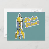 bis zur Retrorakete Postkarte (Vorne/Hinten)