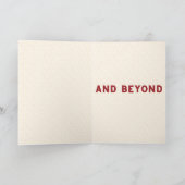 Bis zur Unendlichkeit und über die Valentinenkarte Karte (Innenseite)