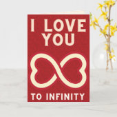 Bis zur Unendlichkeit und über die Valentinenkarte Karte (Gelbe Blume)