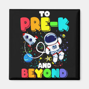 Bis zur Vorschule und darüber hinaus Astronaut Zur Magnet