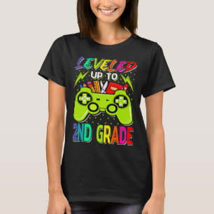 Bis zur zweiten Stufe des Gamers zurück in die Sch T-Shirt