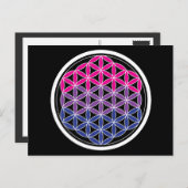 BiSakred Geometrie Postkarte (Vorne/Hinten)