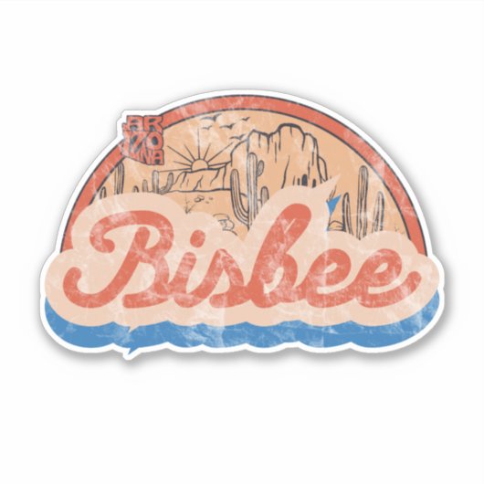 Bisbee, Arizona Aufkleber (Vorderseite)