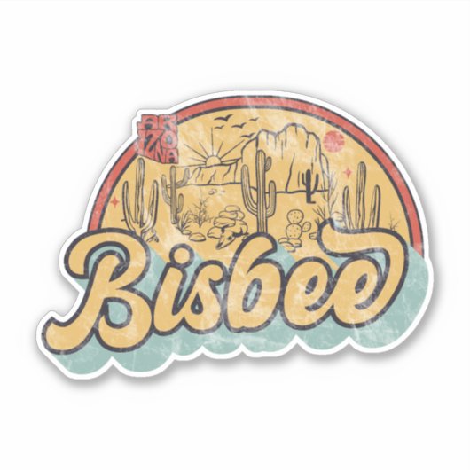 Bisbee, Arizona Aufkleber (Vorderseite)