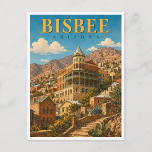 Bisbee Arizona Copper Queen GeoSaga Postkarte