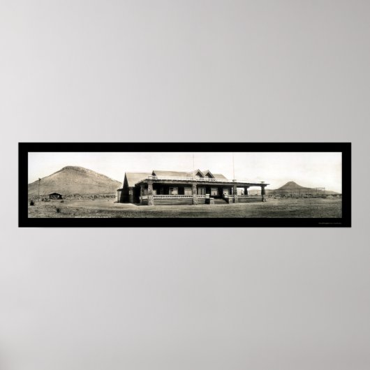 Bisbee AZ Country Club Foto 1909 Poster (Vorne)