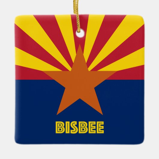 Bisbee AZ Keramikornament (Vorderseite)