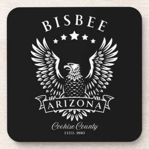 Bisbee Cochise Landkreis Arizona Vintager Adler Getränkeuntersetzer