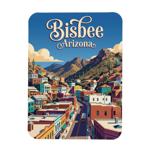 Bisbee USA Magnet (Vertikal)