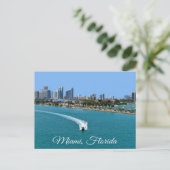 Biscayne Bay Miami Beach Florida Postcard Postkarte (Stehend Vorderseite)