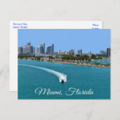 Biscayne Bay Miami Beach Florida Postcard Postkarte (Vorne/Hinten)