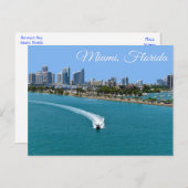 Biscayne Bay Miami Beach Florida Postcard Postkarte (Vorne/Hinten)