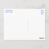 Biscayne Bay Miami Beach Florida Reisekarte Postkarte (Rückseite)