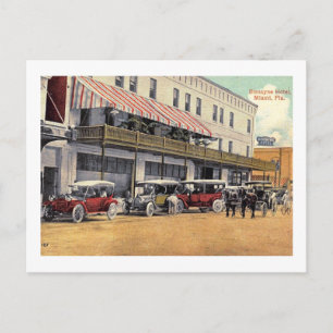 Biscayne Hotel, Miami, Florida Vintag Postkarte