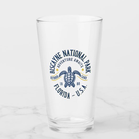 Biscayne Lagoon Reserve Florida Glas (Vorderseite)