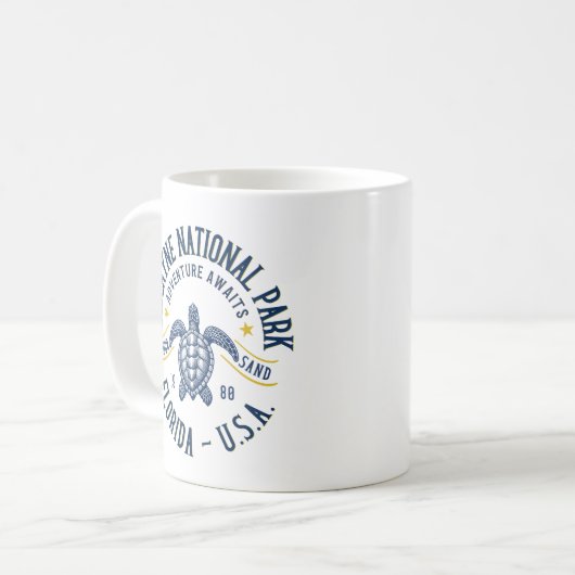 Biscayne Lagoon Reserve Florida Kaffeetasse (Vorderseite Links)