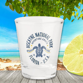 Biscayne Lagoon Reserve Florida Schnapsglas