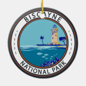 Biscayne National Park Boca Chita Key Abzeichen Keramik Ornament (Hinten)