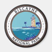 Biscayne National Park Boca Chita Key Abzeichen Magnet (Vorne)