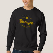 Biscayne National Park Classic Script Style Text Sweatshirt (Vorderseite)
