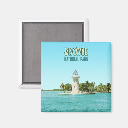 Biscayne National Park Florida Magnet (Vorderseite/Rückseite)