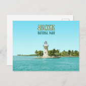 Biscayne National Park Florida Postkarte (Vorne/Hinten)