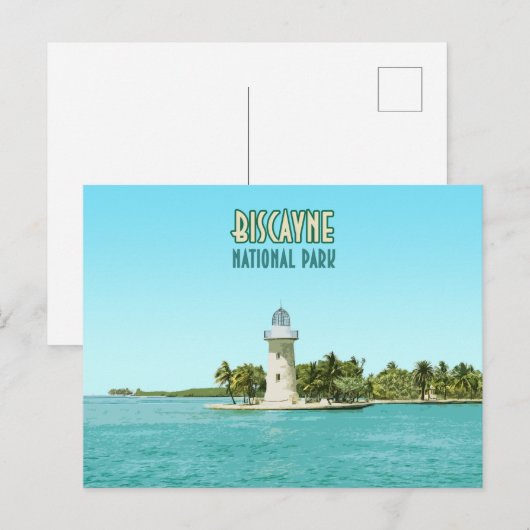 Biscayne National Park Florida Postkarte (Vorne/Hinten)