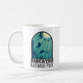 Biscayne National Park Florida Unterwasser Seefahr Kaffeetasse (Links)