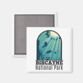 Biscayne National Park Florida Unterwasser Seefahr Magnet (Vorderseite/Rückseite)