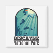 Biscayne National Park Florida Unterwasser Seefahr Magnet (Vorne)