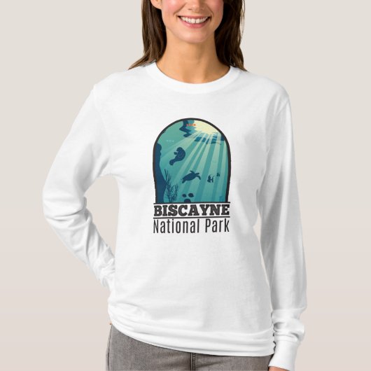 Biscayne National Park Florida Unterwasser Seefahr T-Shirt (Vorderseite)