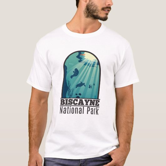 Biscayne National Park Florida Unterwasser Seefahr T-Shirt (Vorderseite)