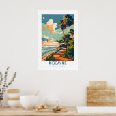 Biscayne National Park Florida USA Nationalparks Poster (Küche)