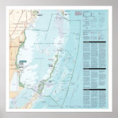 Biscayne National Park Map (2011) Poster (Vorne)